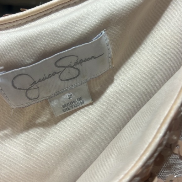 Jessica Simpson mini one shoulder sequins dress in great shape size 2 - Picture 5 of 6